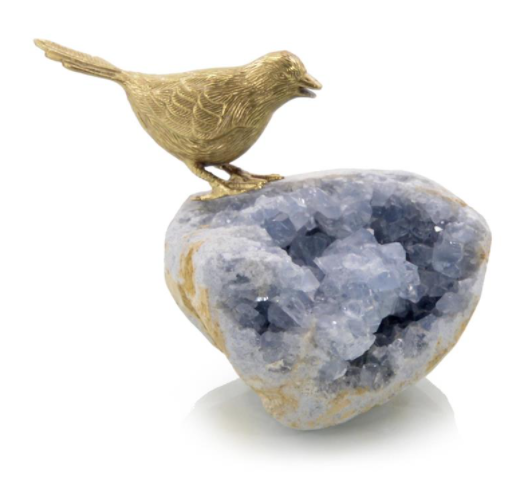Bird on Celestite Rock I