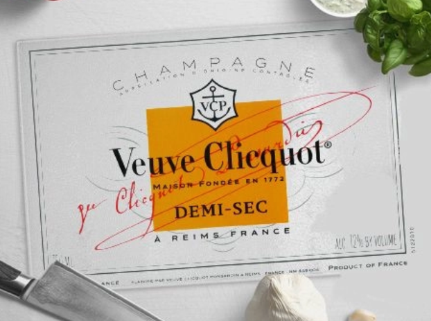 Veuve Cutting Board/Wall Art