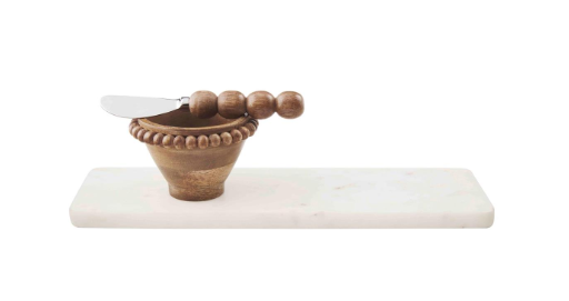 Tray and Beaded Dip Set
