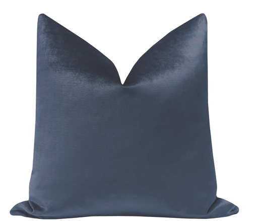 Faux Silk Velvet Navy Blue 22