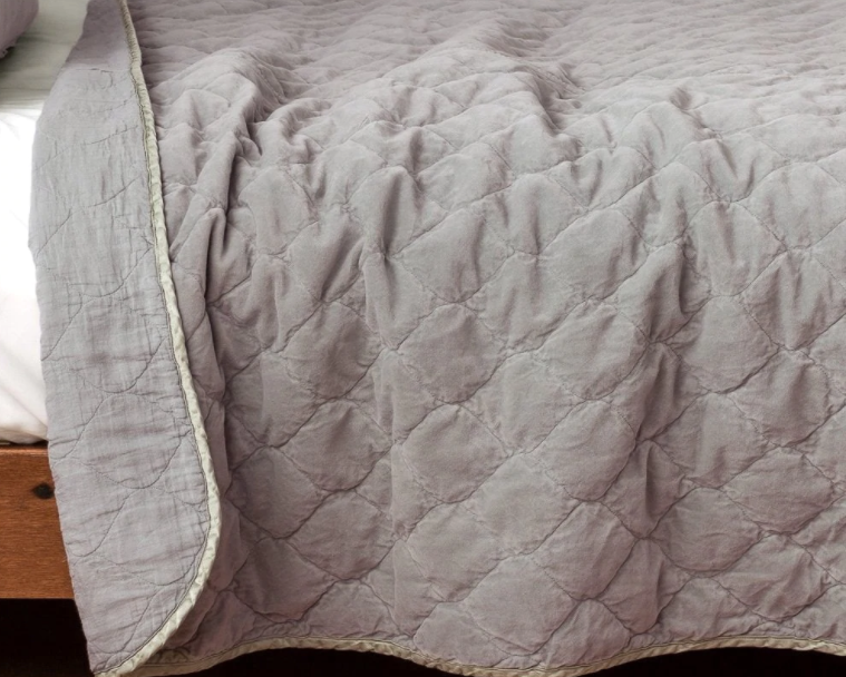 Harlow Coverlet- King Fog