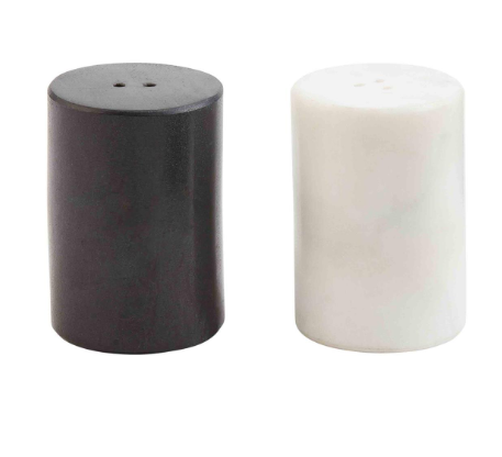 Marble Salt and Pepper Shakers