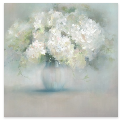 White Morning Flowers 50