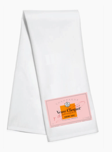 Pink Veuve Kitchen Towel