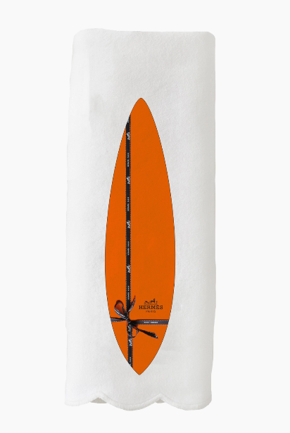 Guest Towel- Hermes Surfboard