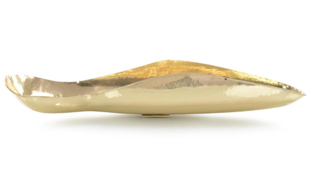 Sculptural Brass Bowl