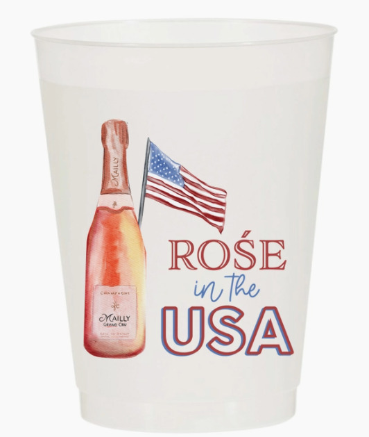 Rose in the USA Cups- Set of 10