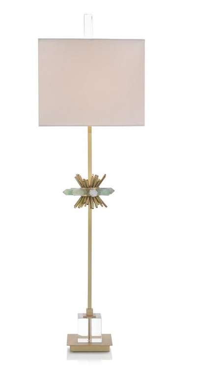 Fluorite Points Buffet Lamp 40