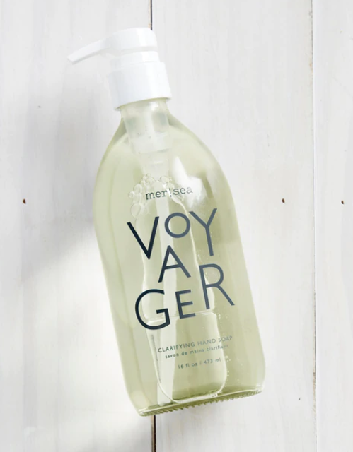 16 oz Large Glass Hand Soap- Voyager