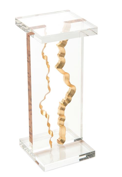 Gold Landscape Martini Table 22