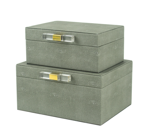 Faux Leather Box - Large