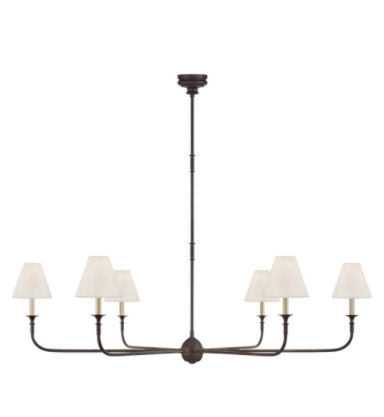 Piaf Grande Chandelier in Aged Iron