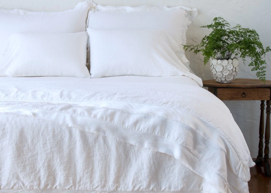 Delphine Throw Blanket- White