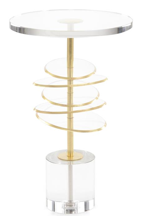 Acrylic Discs Martini Table 22.5