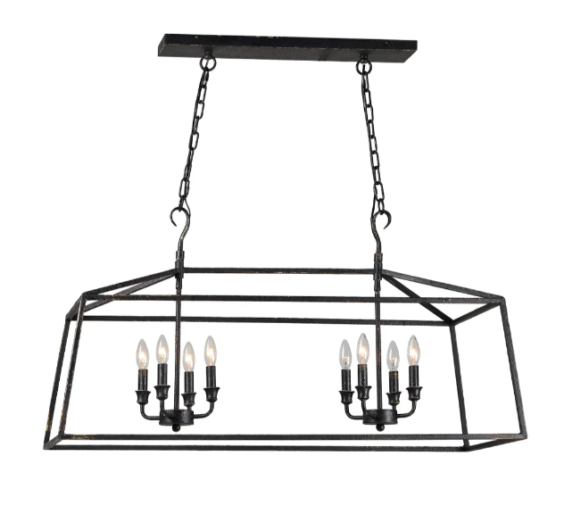 FW Addie Bar Light Black 42x18x21