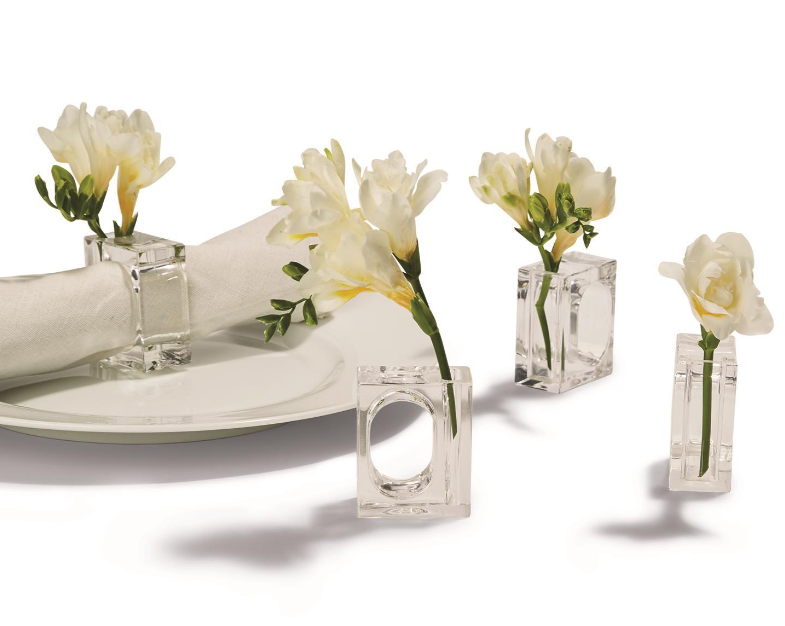 Napkin Flower Holder- Set of 4
