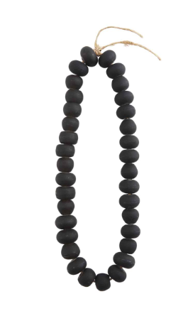 Black Glass Beads