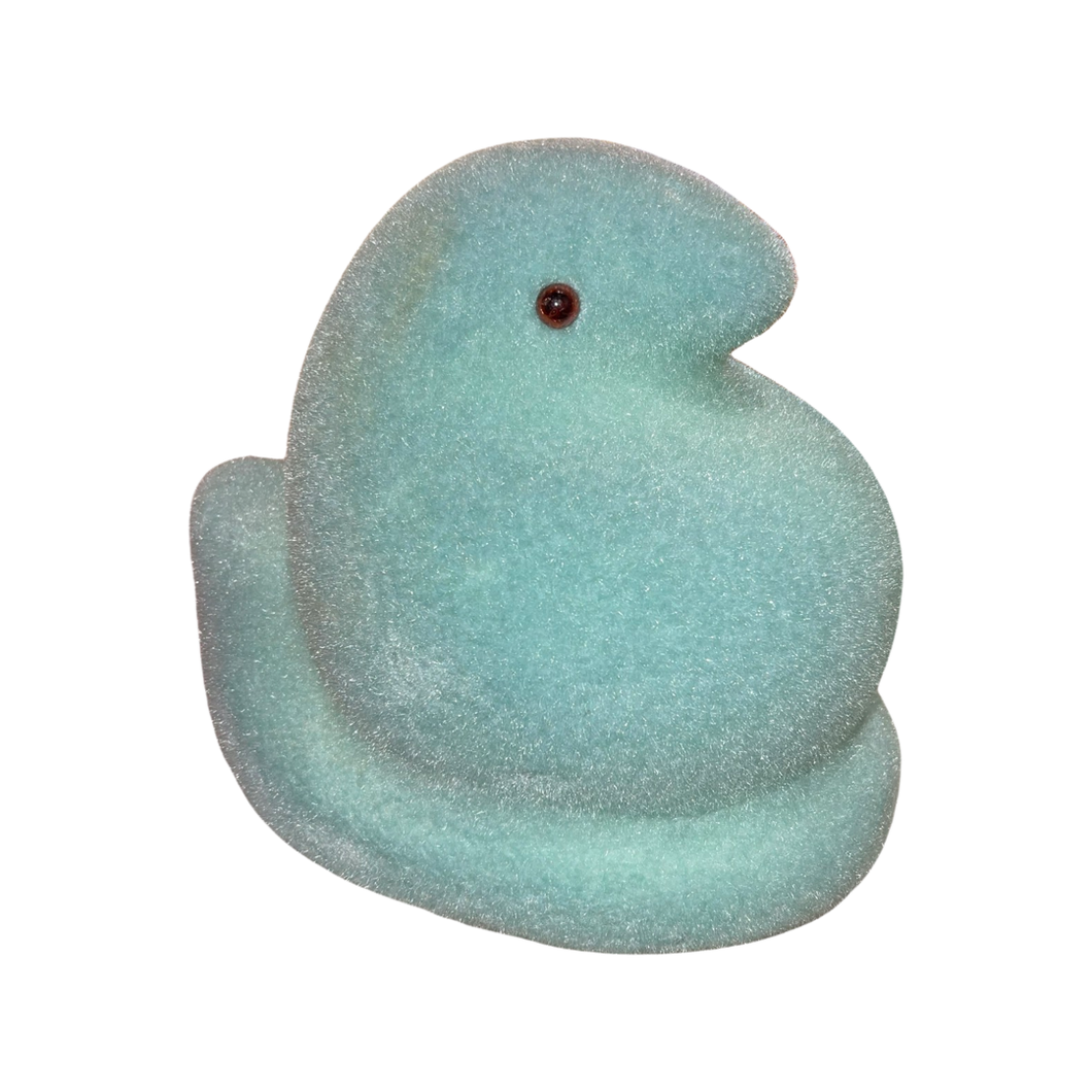 Blue Flocked Peep 12