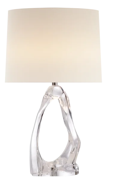 Cannes Table Lamp Clear Glass 31 x 17 x 8.25