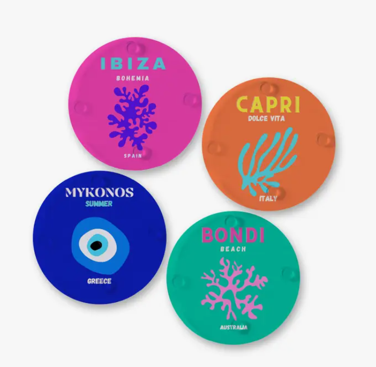 Ceramic Coasters, Sold Individually