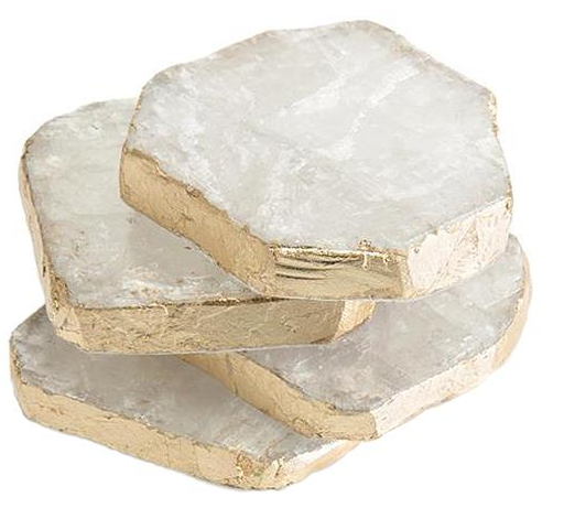 Selenite Coasters- Set of 4
