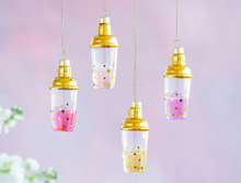 Load image into Gallery viewer, Cocktail Shaker Ornament 4.75&quot;
