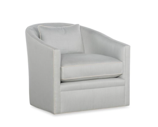Colefax Swivel Chair W: 80 cm D: 86 cm H: 76 cm