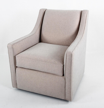 Load image into Gallery viewer, Contemporary Swivel Club Chair - Nomad Snow
