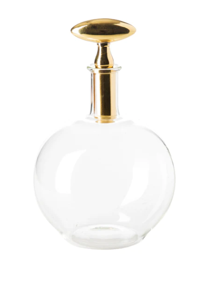 Decanter w/ Brass Top - Small