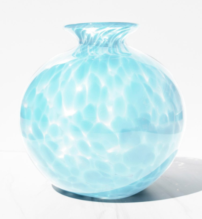 Fishbowl Vase- Light Blue, Large