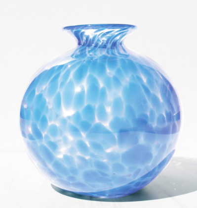 Fishbowl Vase- Marine Blue, Large