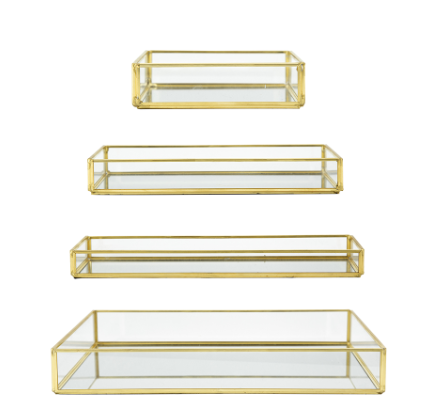 AB Glass Tray- Large