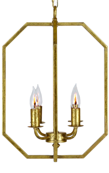 ZE Lantern Gold 14X20.5