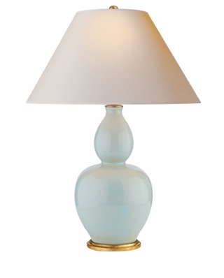 Yue Double Gourd Table Lamp in Ice Blue