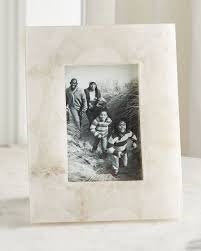 White Translucent Agate Photo Frame 4x6