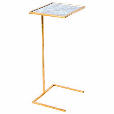 Large Gold Leaf Mirror Cigar Table