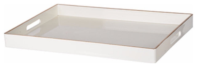Mimosa Rectangle Tray-White