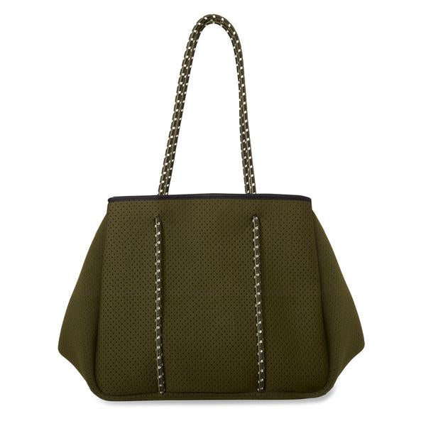 Sporty Spice Neoprene Tote-Military
