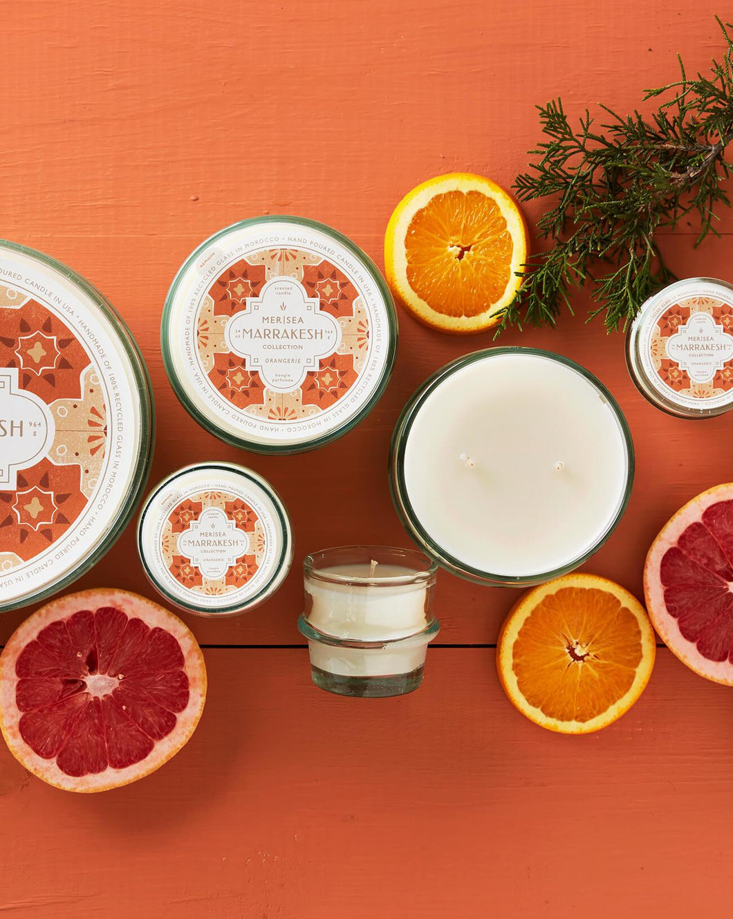 Clear Glass Bowl Candle 34oz/Orangerie