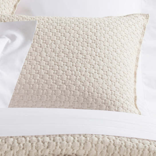 Lodi Matelassé Euro Sham-Alabaster