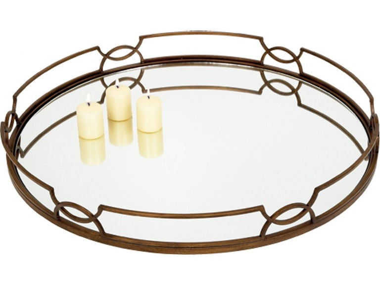 Madeline Gold Mirrored Tray