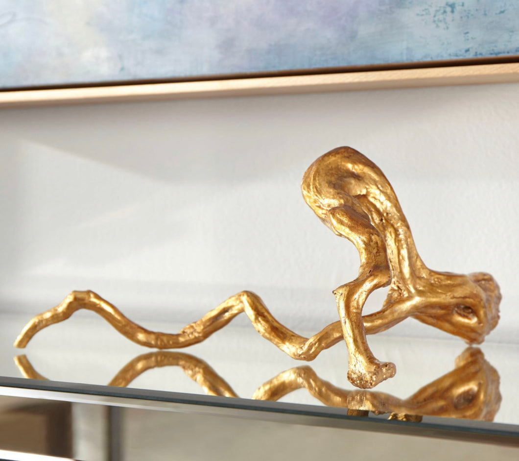 Drifting Gold Sculpture