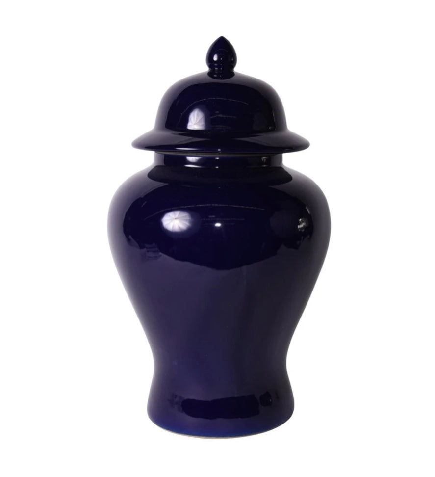 Cobalt Temple Jar