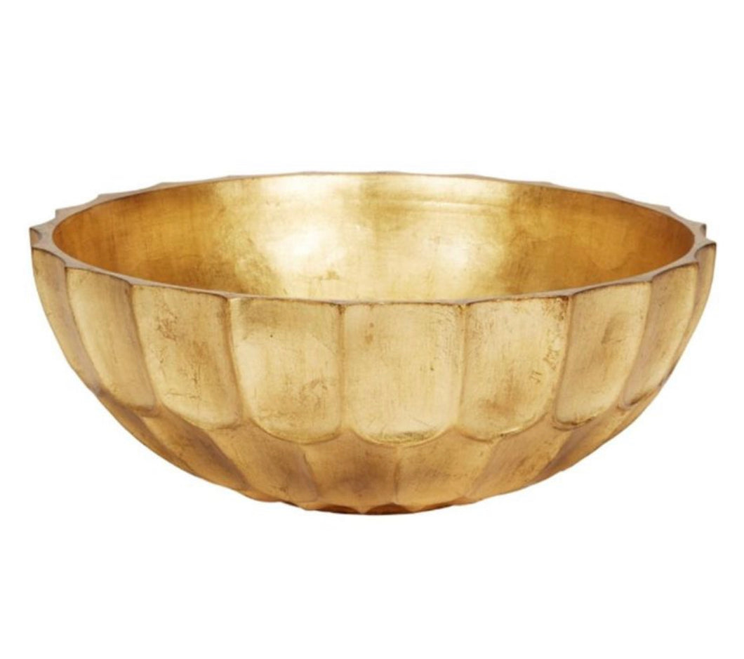 Antique Gold Leaf Alexis Bowl