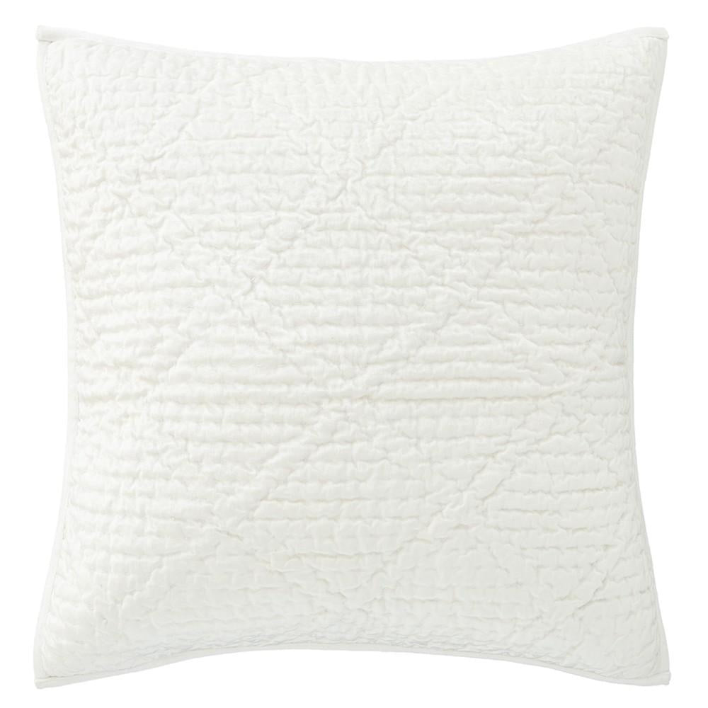 Parisienne Velvet Euro Sham- White
