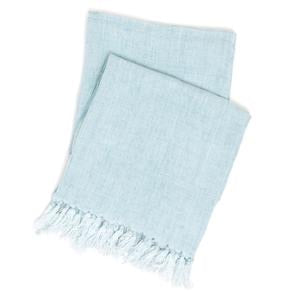 Laundered Linen Throw-Sky