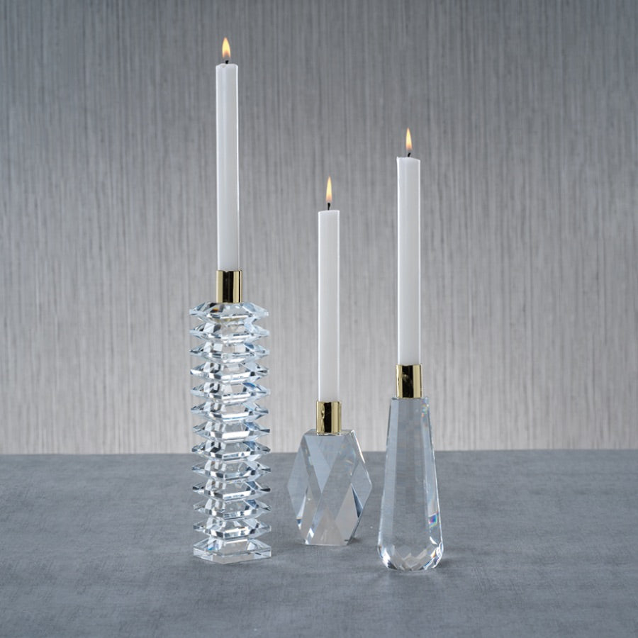 Florence Faceted Candle Holder