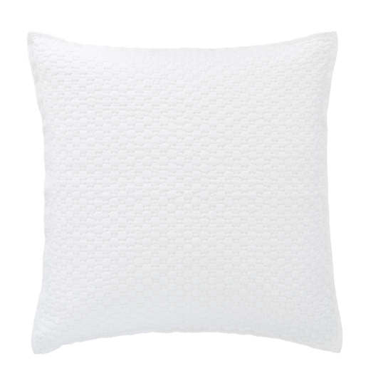Lodi Matelassé Euro Sham-White