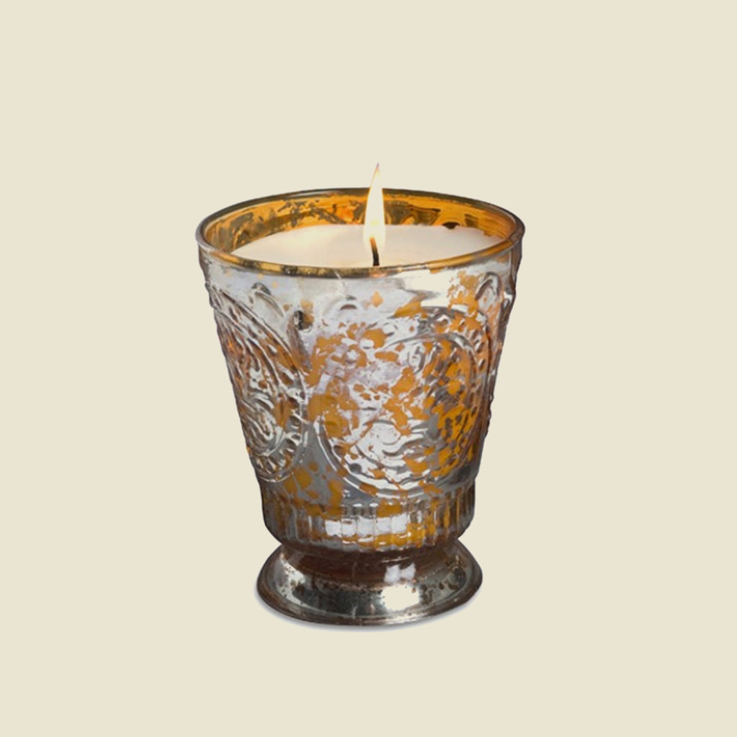 Fleur de Lys Tumbler Candle/Ginger & Patchouli