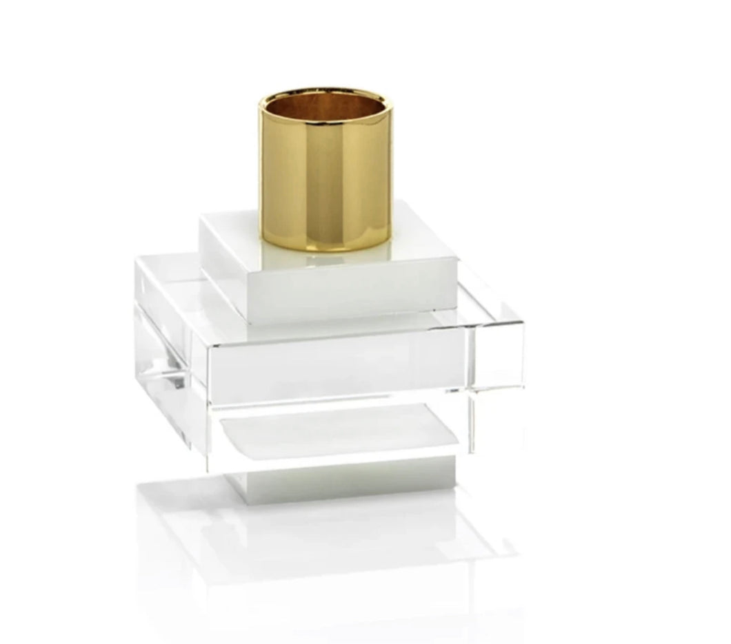 Vera Crystal Square Candle Holder
